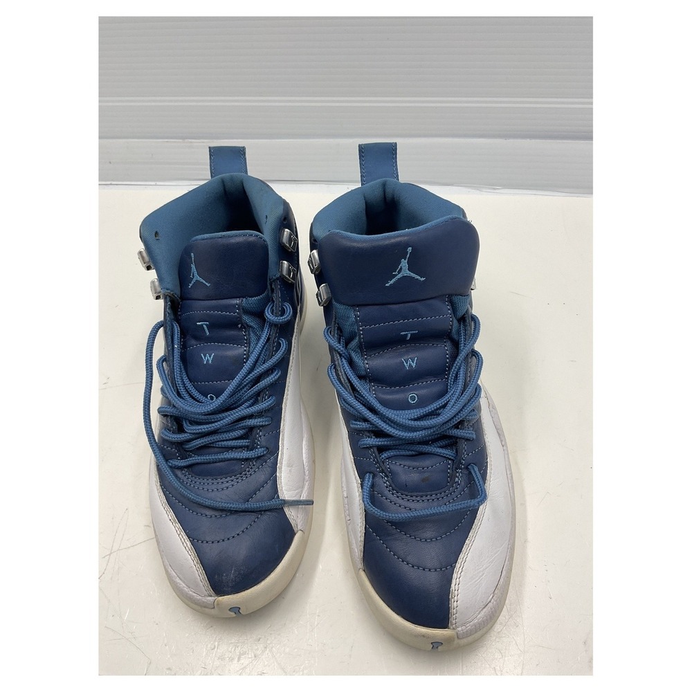 Nike Air Jordan 12 Retro Indigo Stone Blue White Men's Size 8.5